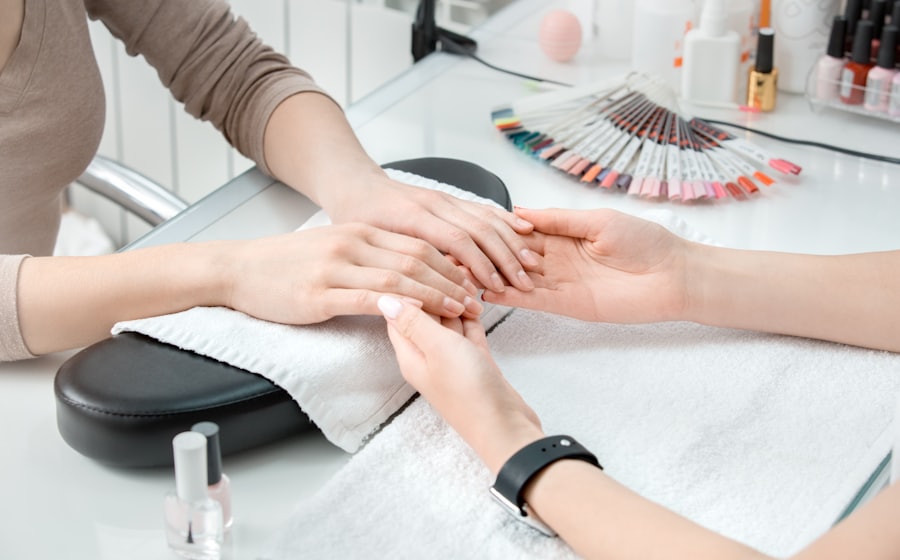 Soin des mains en institut de beauté